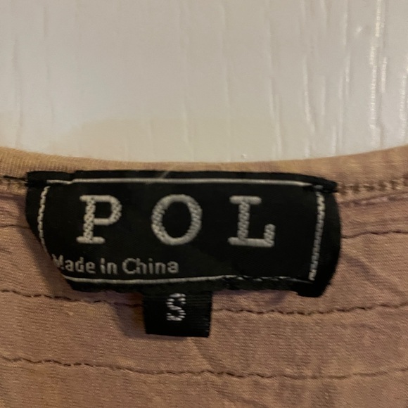 NWOT POL Sleeveless Ruched Blouse Adjustable Straps S Boho Style‎ Young34 - Picture 4 of 6